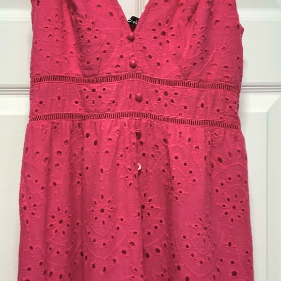 NWOT Rasberry Ruffle Dress - Picture 3 of 6